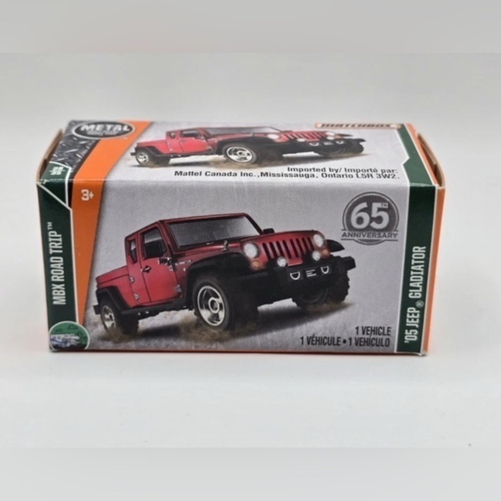 2018 Matchbox Power Grabs #106 '05 Jeep Gladiator RED